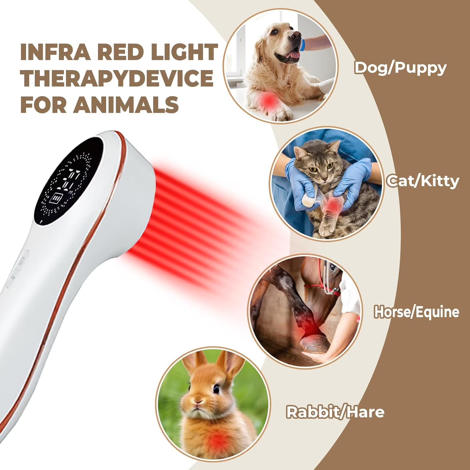 Handheld Home Cold Laser Therapy Device
