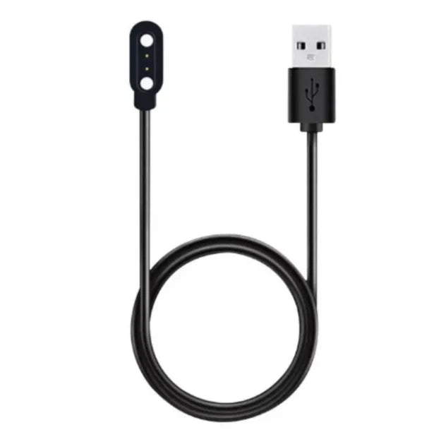 LifeWatch magnetic charging cable – front view with USB connector.